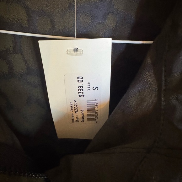 Christopher & Banks Olive Leopard-Print Trench Coat - Picture 3 of 9